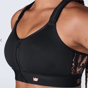 SHEFIT FLEX SPORTS BRA™ Medium Impact Bra in Black W2.